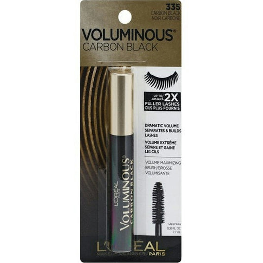 L'Oreal Paris Voluminous Original Washable Bold Eye Mascara, Carbon Black, 0.26 Fl Oz