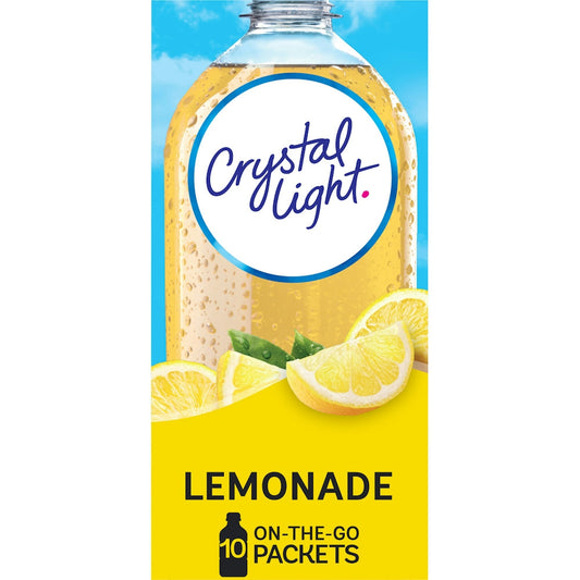 Crystal Light Drink Mix, Lemonade, On The Go Packets