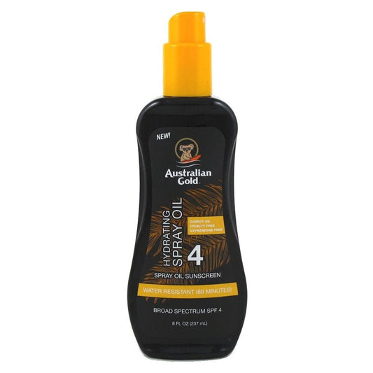 Australian Gold Exotic Blend Sunscreen Spray Oil Spf 4