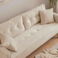70" Velvet Sofa Couch Luxury Modern Upholstered 3-Seater sofa with 2