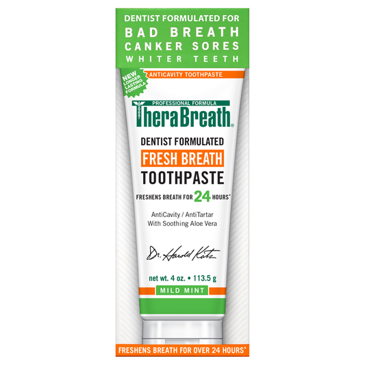 TheraBreath Mild Mint Fresh Toothpaste - 4oz