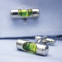 Bubble Level Cufflinks - Trustymall