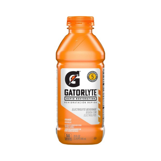 Gatorade Gatorlyte Rapid Rehydration Electrolyte Beverage Orange 20 Fl Oz Bottle