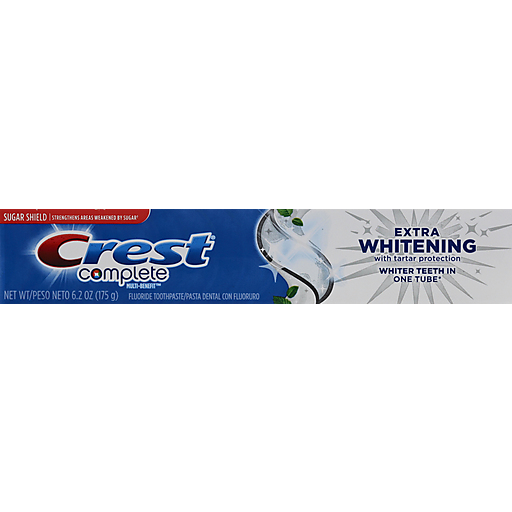 Crest Complete Extra Whitening Clean Mint Toothpaste 6.2 Oz. Tube