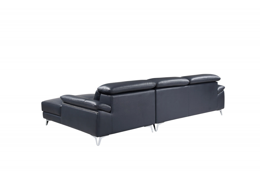 114inchesinches X 67inchesinches  X 39inchesinches Modern Blue Genuine