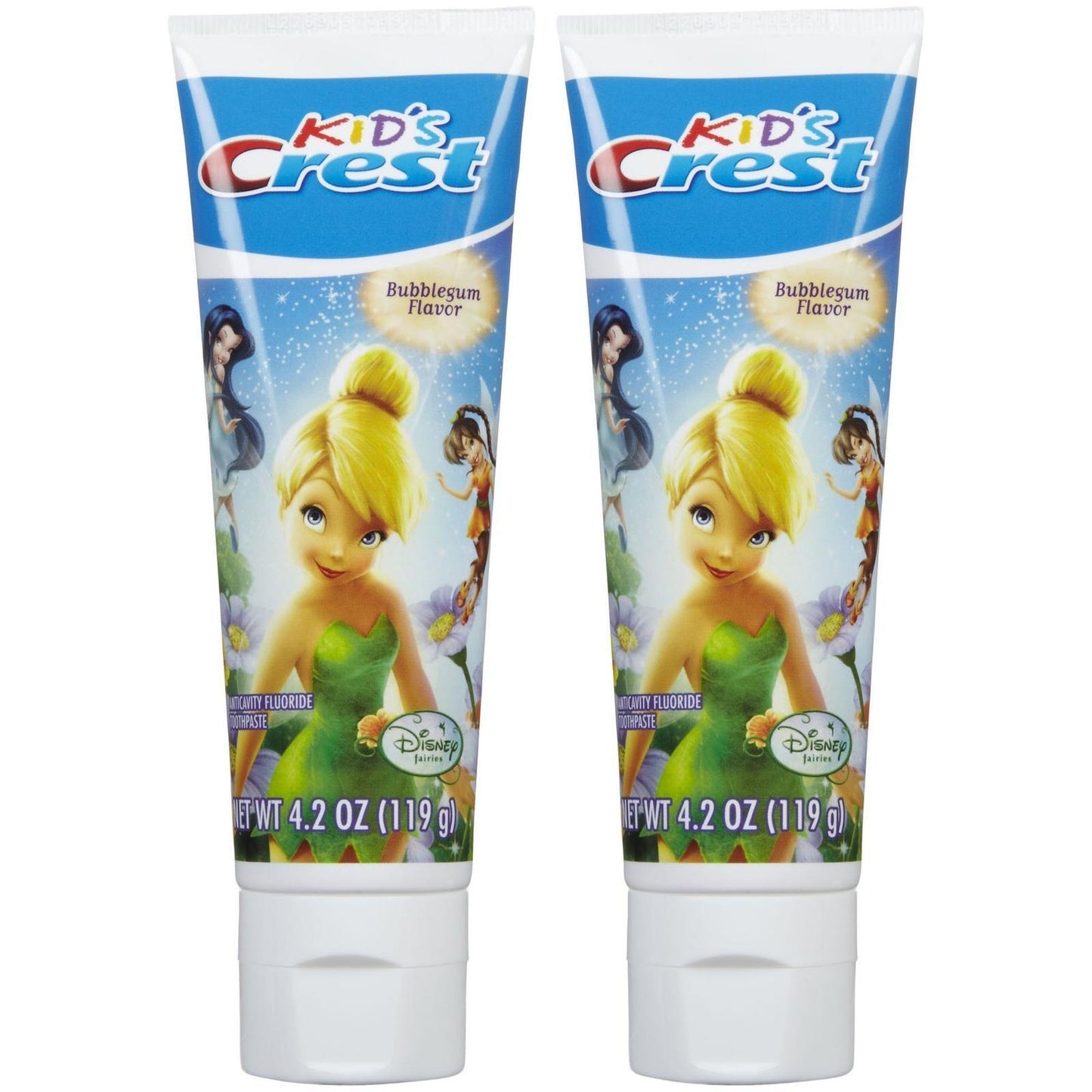 ‎Crest Crest Kid's Disney Fairies Bubblegum Flavor Toothpaste, 4.2 Oz