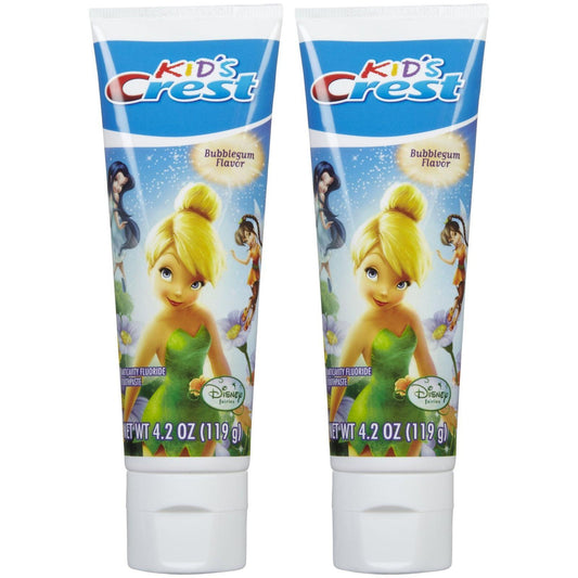 ‎Crest Crest Kid's Disney Fairies Bubblegum Flavor Toothpaste, 4.2 Oz
