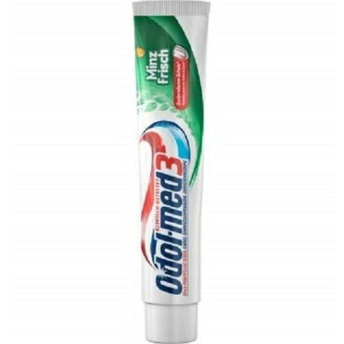 Odol Med3 High Toothpaste Fresh Mint - Made In Germany (2x 75ml Tubes)