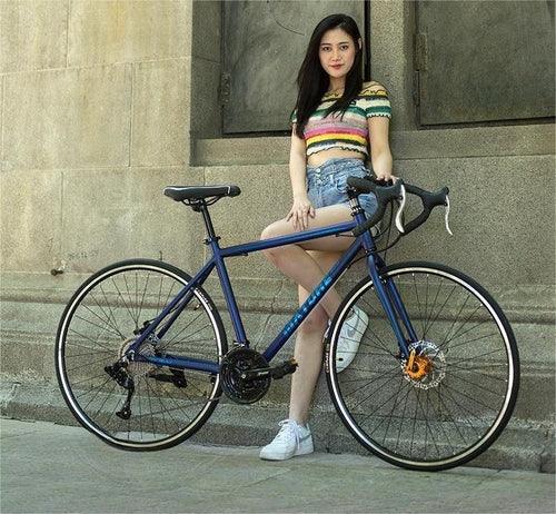 Carpat RoadLine™ 48 – Aluminum Flat Handle Road Bike (Matte Finish, - Trustymall