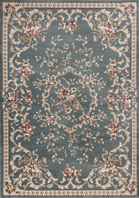 9inches x 12inches  Polypropylene Slate Blue Area Rug