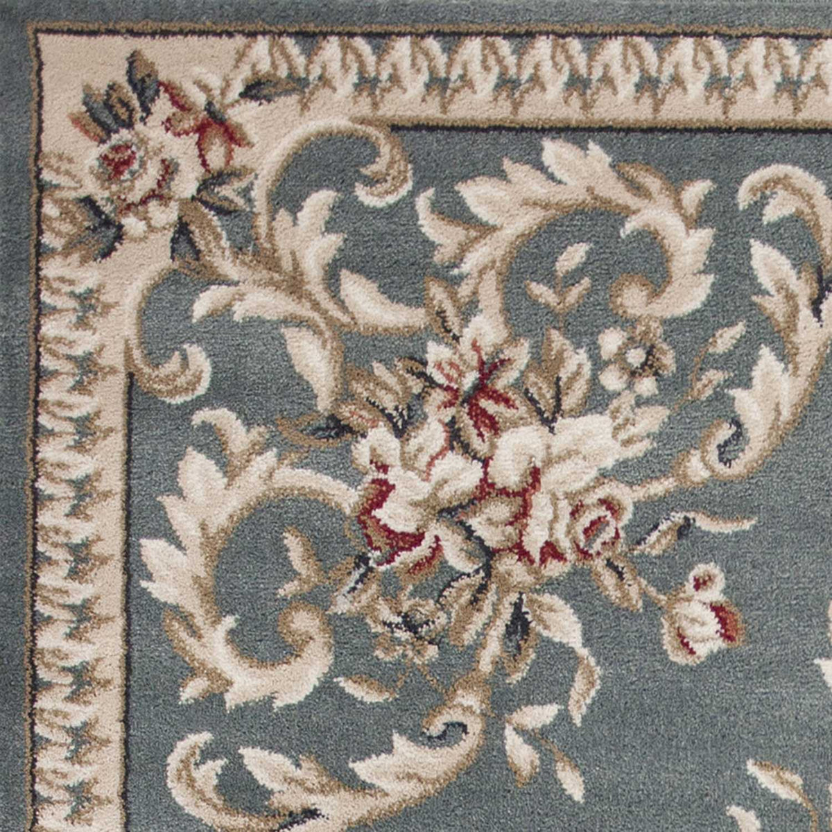 9inches x 12inches  Polypropylene Slate Blue Area Rug