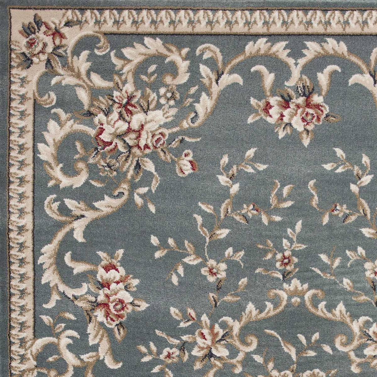 9inches x 12inches  Polypropylene Slate Blue Area Rug