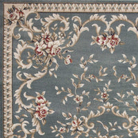 9inches x 12inches  Polypropylene Slate Blue Area Rug