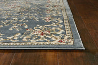 9inches x 12inches  Polypropylene Slate Blue Area Rug