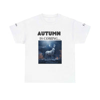 Autumn is coming: Fall Vibes T-shirts | Deer Drinking Brook Leaves Cha