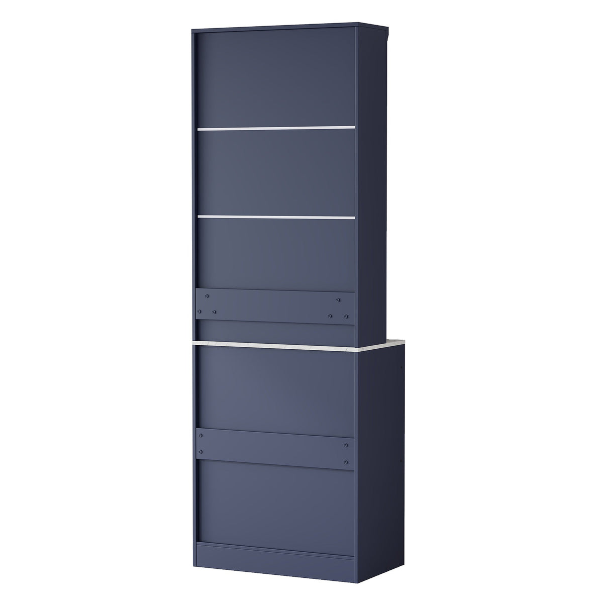 Modern 83.7inch High Kitchen Pantry, Freestanding Tall Kitchen Hutch