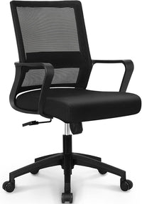 Ergonomic Swivel Chair With Adjustable Lumbar Support