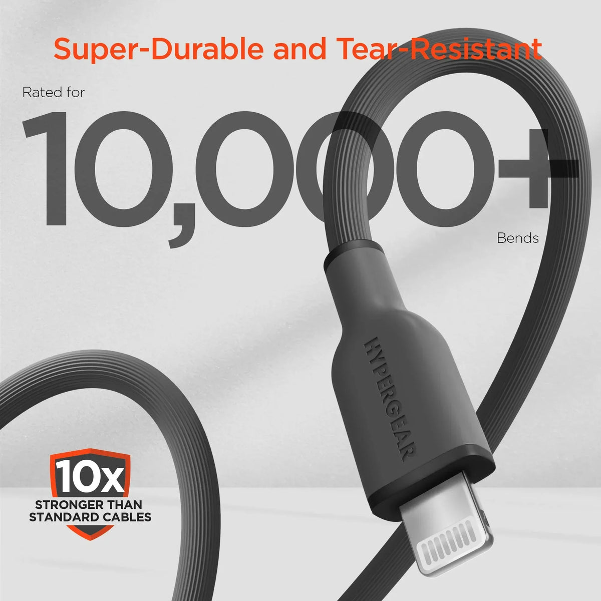 HyperGear Flexi PRO USB-C to Lightning Cable 6ft - Trustymall