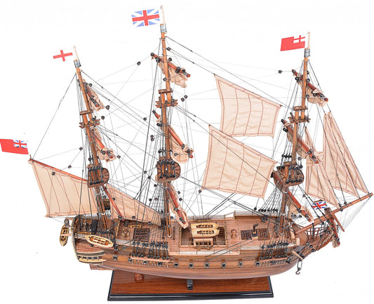 8.25inches x 27.5inches x 26.75inches HMS Surprise