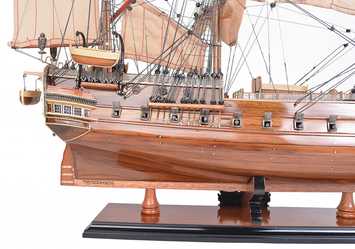 8.25inches x 27.5inches x 26.75inches HMS Surprise