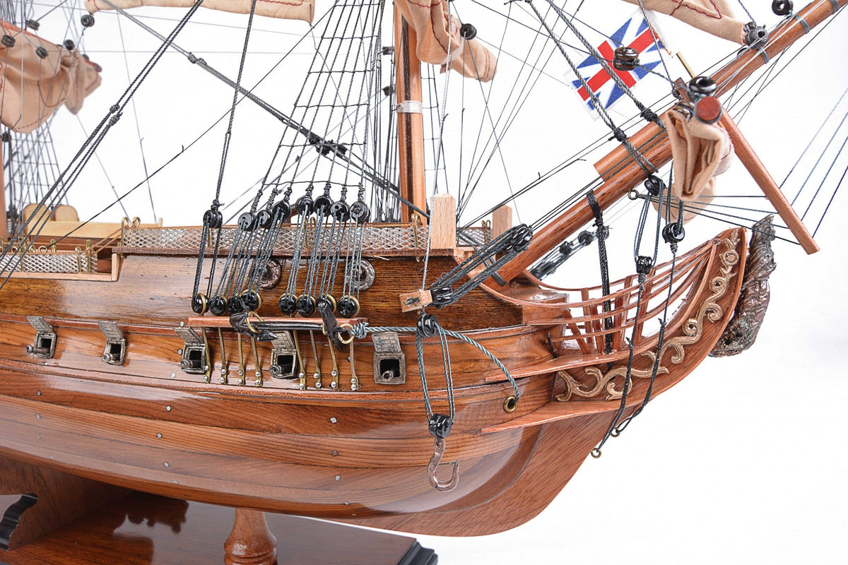 8.25inches x 27.5inches x 26.75inches HMS Surprise