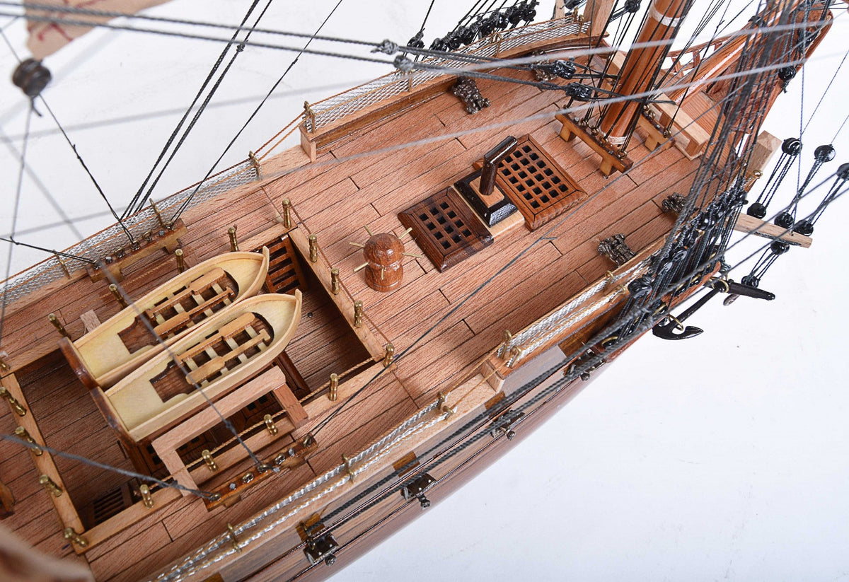 8.25inches x 27.5inches x 26.75inches HMS Surprise