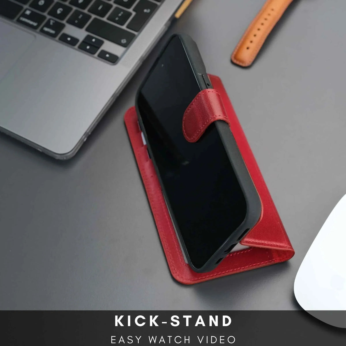 Casper iPhone 16 Pro Wallet Case Leather MagSafe