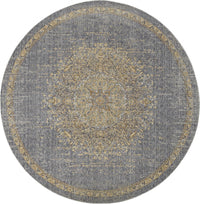 91 X 130 Slate Grey Wool Rug