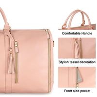 Large Capacity Travel Duffle Bag Women's Handbag Folding Suit Bag Waterproof Clothes Totes - Trustymall