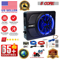 5Core 10 Inch Slim under Seat Car Audio Subwoofer 800W Built in - Trustymall