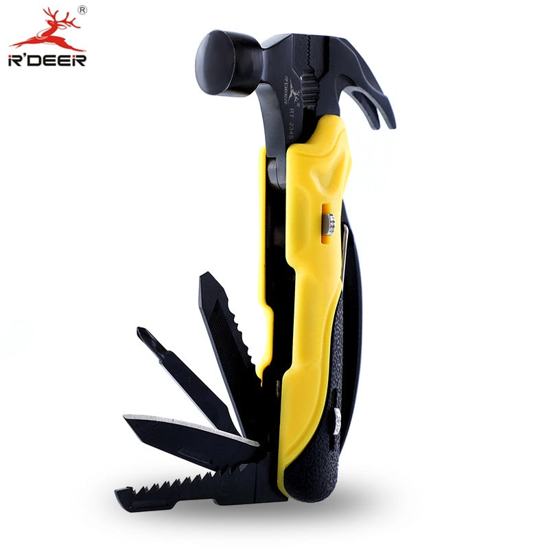 Multi Tool Outdoor Survival Knife 7 in 1 Pocket Multi Function Tools Set Mini Foldaway Plers Knife Screwdriver