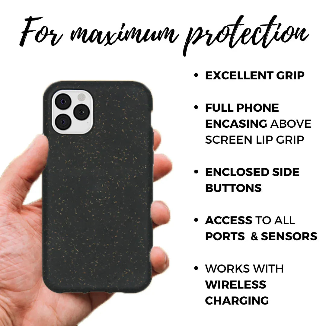 Biodegradable phone case - Olive green - Trustymall