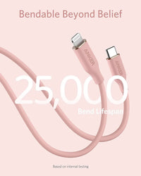Anker <b>641</b> USB-C to Lightning Cable (Flow, 3 ft Silicone) - Trustymall
