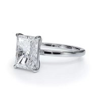 AGI Certified 3 CTW Lab Grown Diamond Solitaire Engagement Ring – G-VS