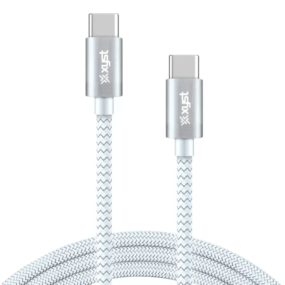 Xyst Braided USB-C to USB-C Charge and Sync Cable 10Ft - Trustymall