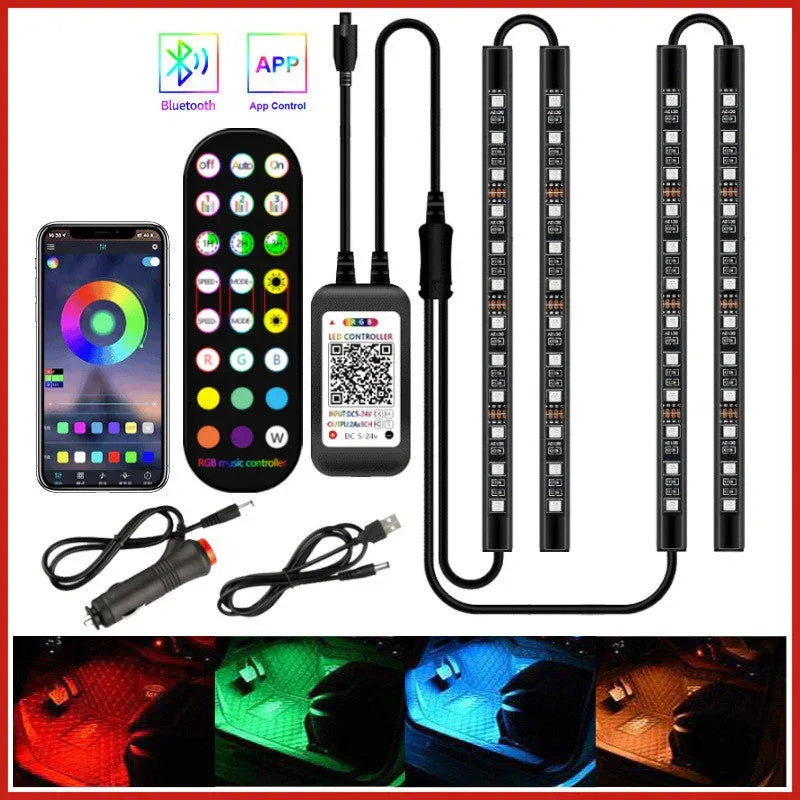 Styling Decorative LED Car Interior Light Waterproof Lamp - Trustymall