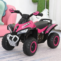 Kids Ride on Toy 4 Wheel Motorcycle Car for 18-36 Months Pink - Trustymall