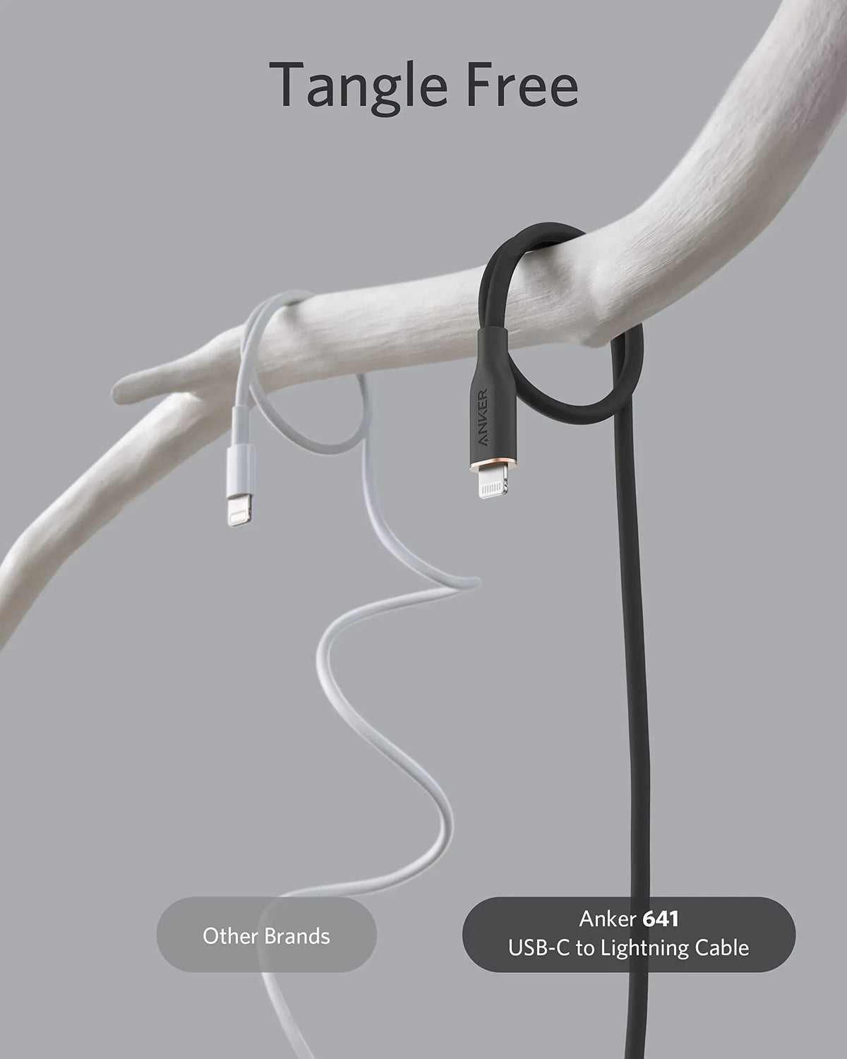 Anker <b>641</b> USB-C to Lightning Cable (Flow, Silicone) - Trustymall