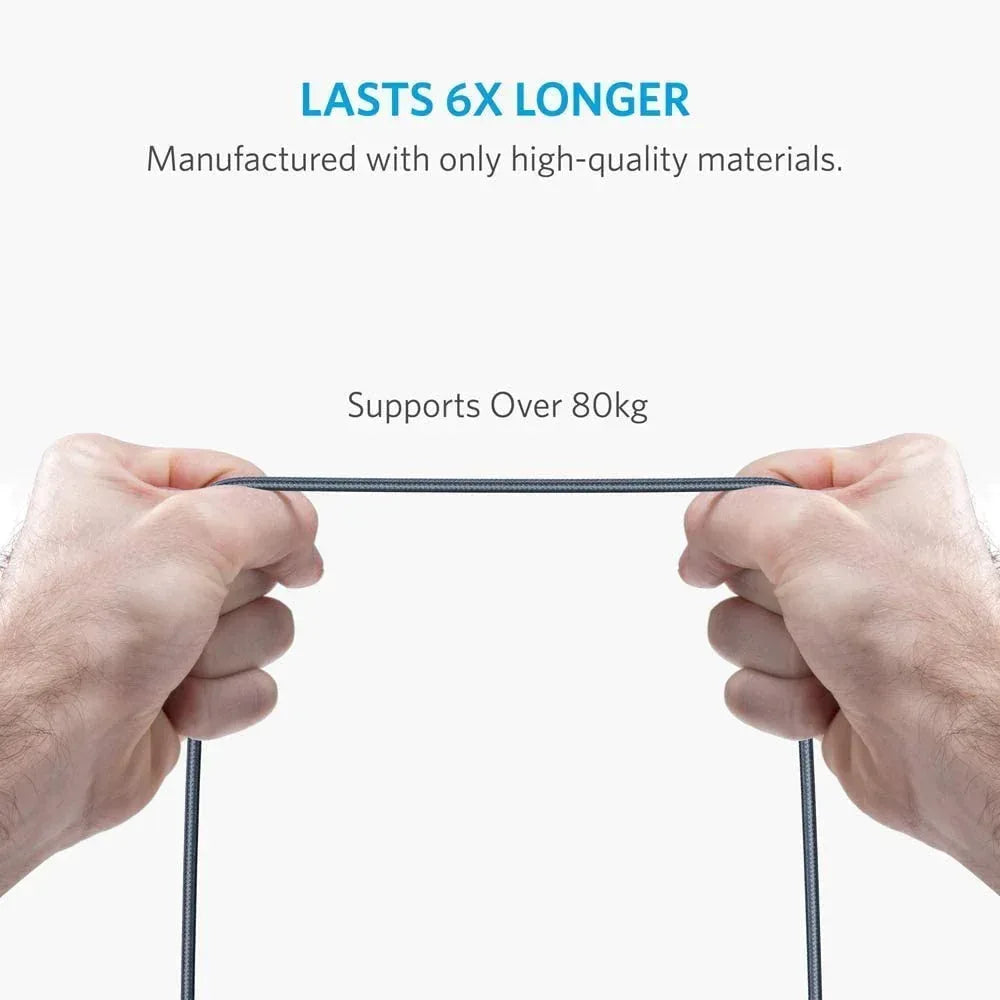 Anker <b>Powerline+</b> USB C to USB 3.0 Cable (3 ft, 6 ft) - Trustymall