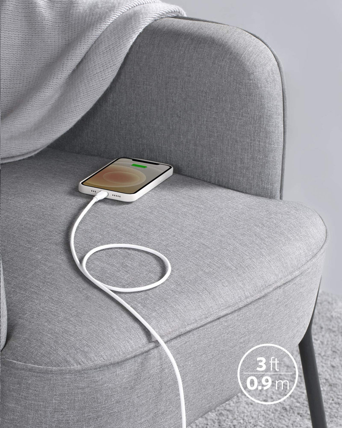Anker <b>641</b> USB-C to Lightning Cable (Flow, Silicone) - Trustymall
