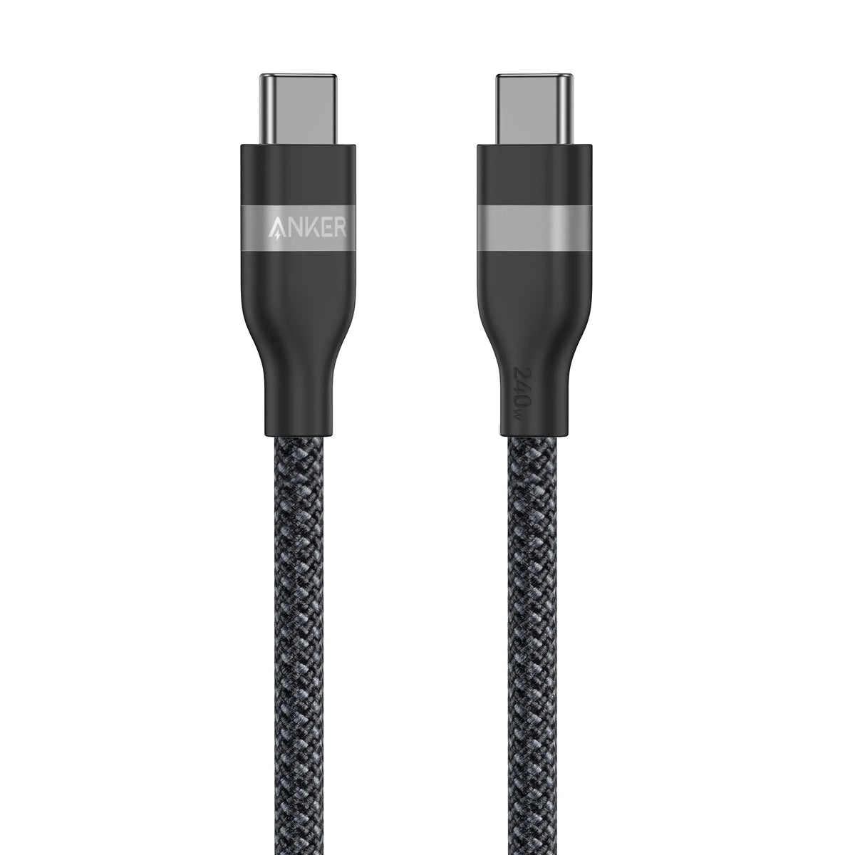 Anker USB-C to USB-C Cable (3 ft / 6 ft, 240W, Upcycled-Braided) - Trustymall
