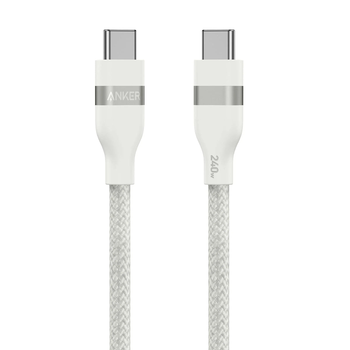 Anker USB-C to USB-C Cable (3 ft / 6 ft, 240W, Upcycled-Braided) - Trustymall