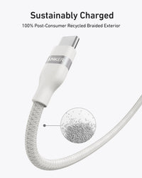 Anker USB-C to USB-C Cable (3 ft / 6 ft, 240W, Upcycled-Braided) - Trustymall