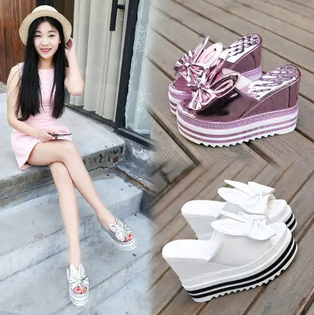 Women's Wedge High Heel Waterproof Platform Sandals