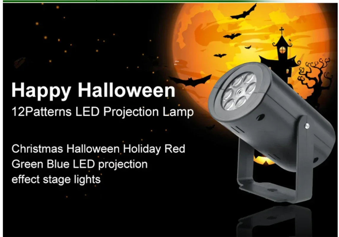 Christmas Pattern LED Laser Projector Colorful Projector - Trustymall