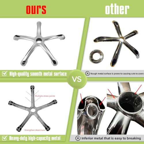 Ainilaily Rolling Stool with Wheels, Heavy Duty 400 lbs Stool for Shop Guitar Lab Tattoo Workbench Medical, Adjustable Swivel Chair (Grey)