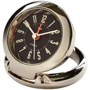 Bai Diecast Solid Metal Travel Alarm Clock