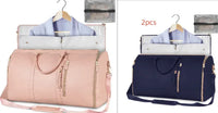 Large Capacity Travel Duffle Bag Women's Handbag Folding Suit Bag Waterproof Clothes Totes - Trustymall