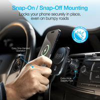 Naztech MagLock CAR 15W Magnetic Wireless Fast Charging Vent Mount - Trustymall