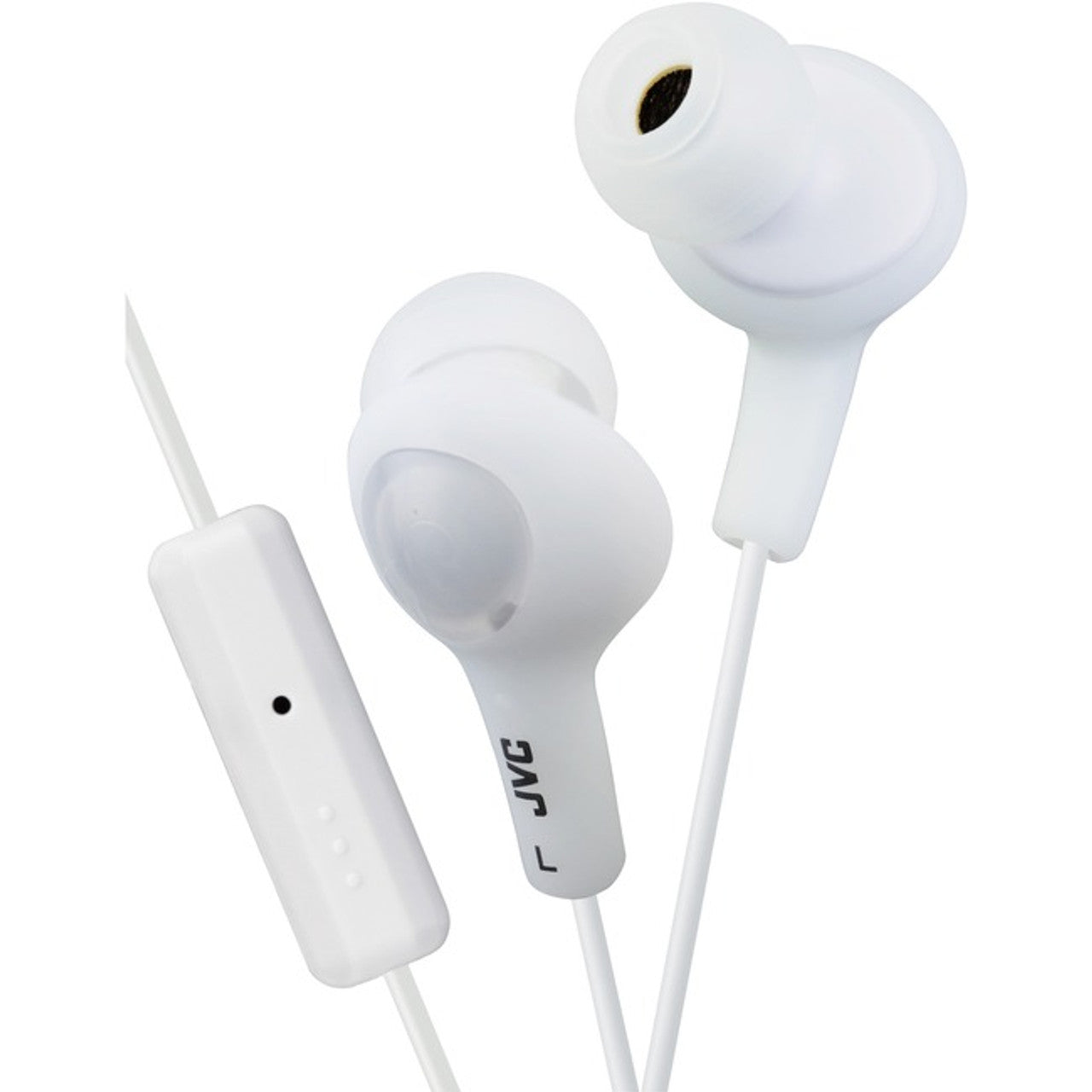 JVC 14855 - Gumy Plus Headphones, White - Box: - Loc: L0